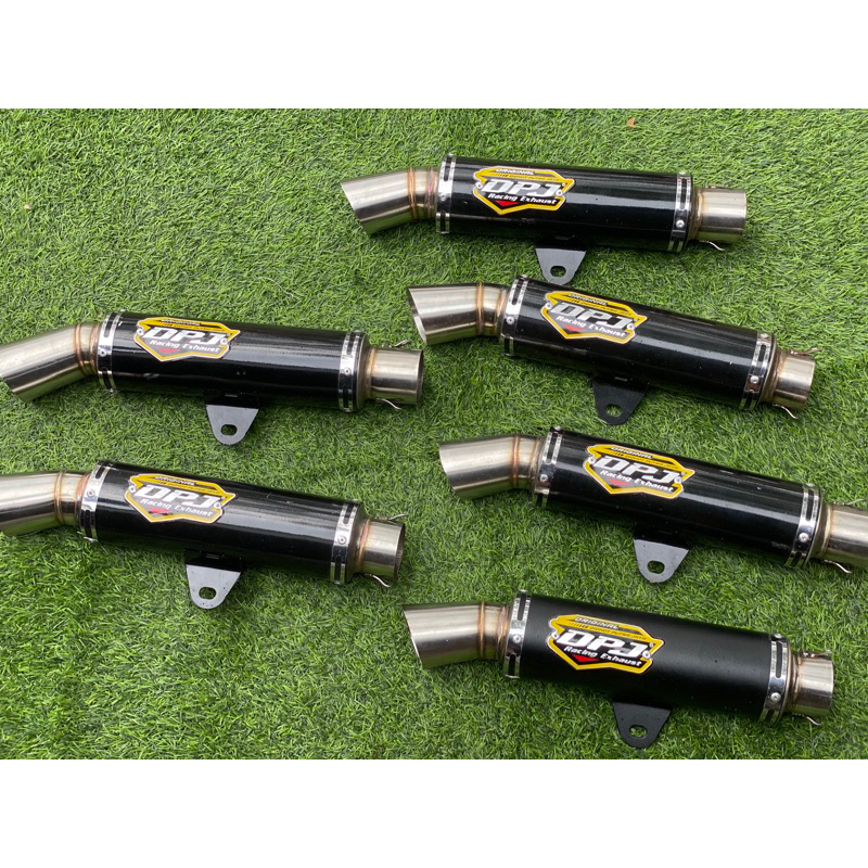 kenalpot silincer dpj shokuji black matic