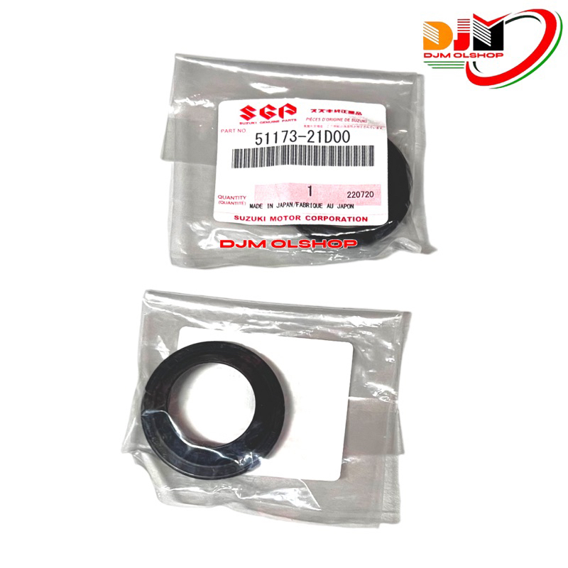 Seal Shock Depan Seal Tutup Abu SATRIA 2TAK SHOGUN 110 TORNADO GP 100 GP125 A100 GL100 WIN Sil Original Suzuki SGP 51153-39140 1pcs