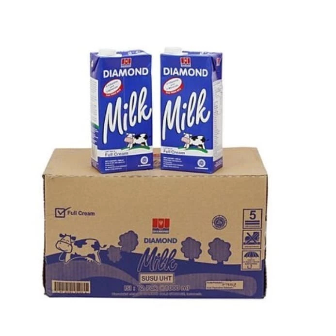 

Diamond Fresh Milk Full Cream 1000 Ml 1 Dus isi 12 Pack