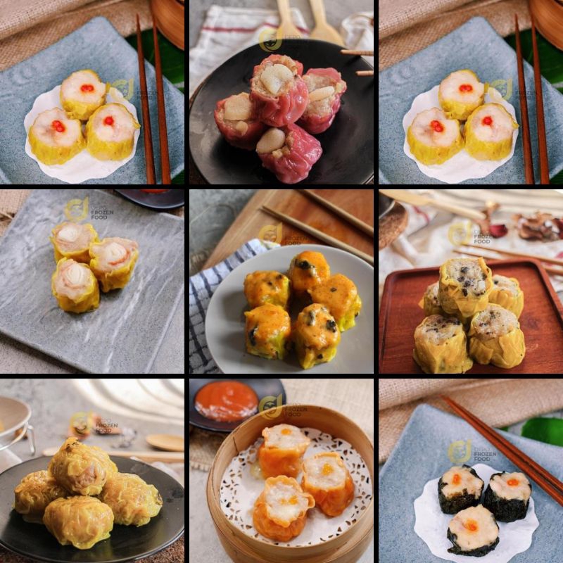 

SIOMAY FROZEN DIMSUM / AYAM / UDANG / MENTAI / ISI 10PCS