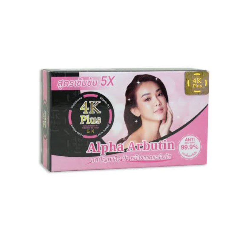 4K Plus 5X Soap Alpha Arbutin anti bacteria