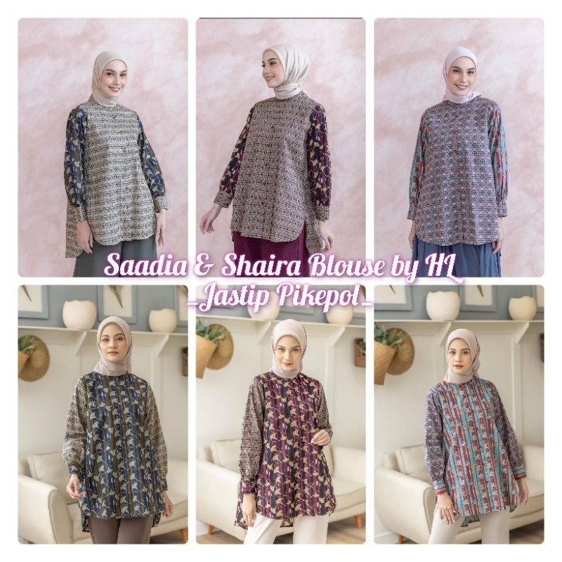 JASTIP PRODUK HEAVEN LIGHTS - SAADIA & SHAIRA BLOUSE