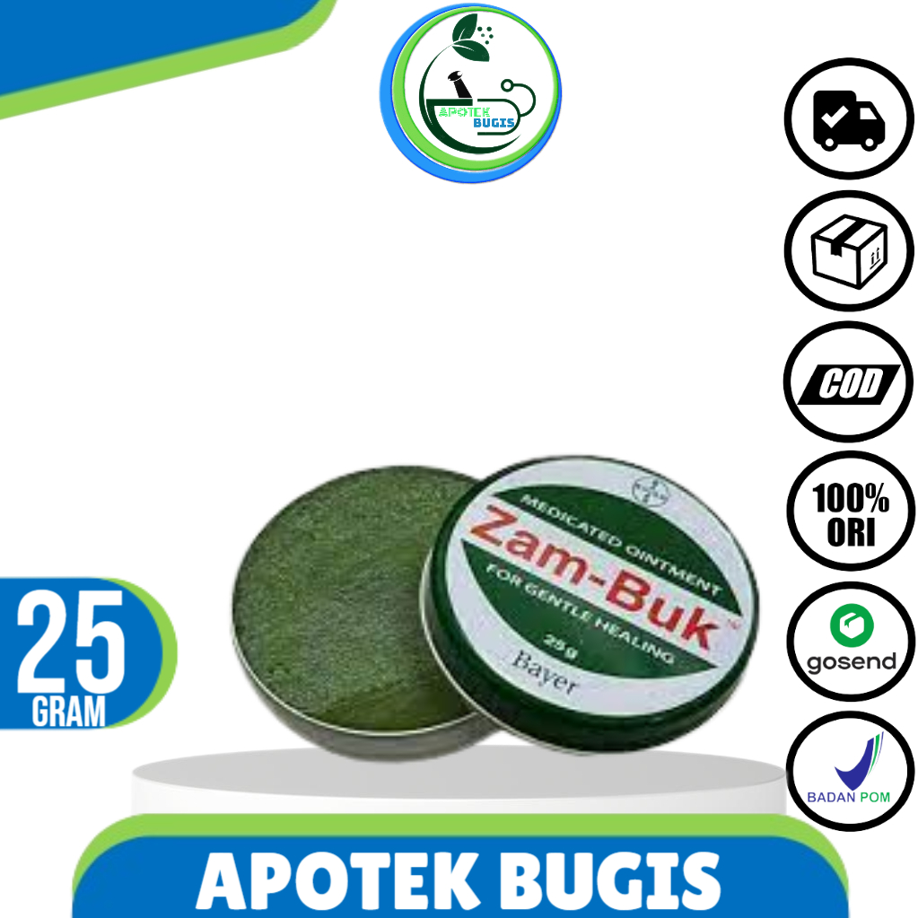 Zambuk Medicated Ointment 25g Salep Zam Buk Memar Digigit Nyamuk Nyeri Gatal