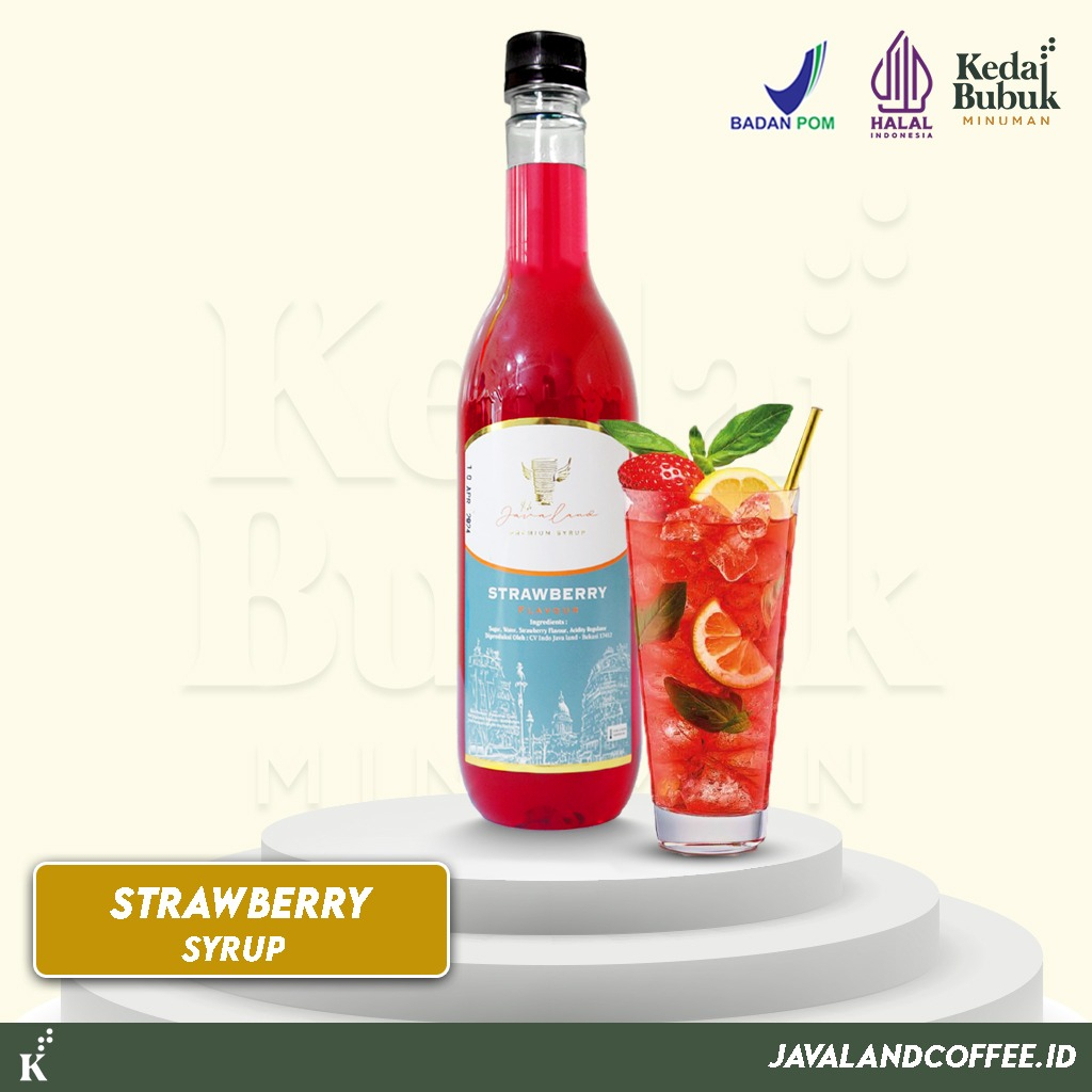 

Javaland Syrup / Sirup Rasa Strawberry 620ml - Premium