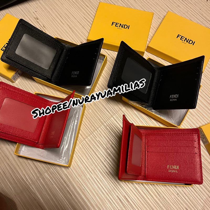 Dompet pria fendi kulit import premium dompet lipat pria branded import dompet cowok lipat