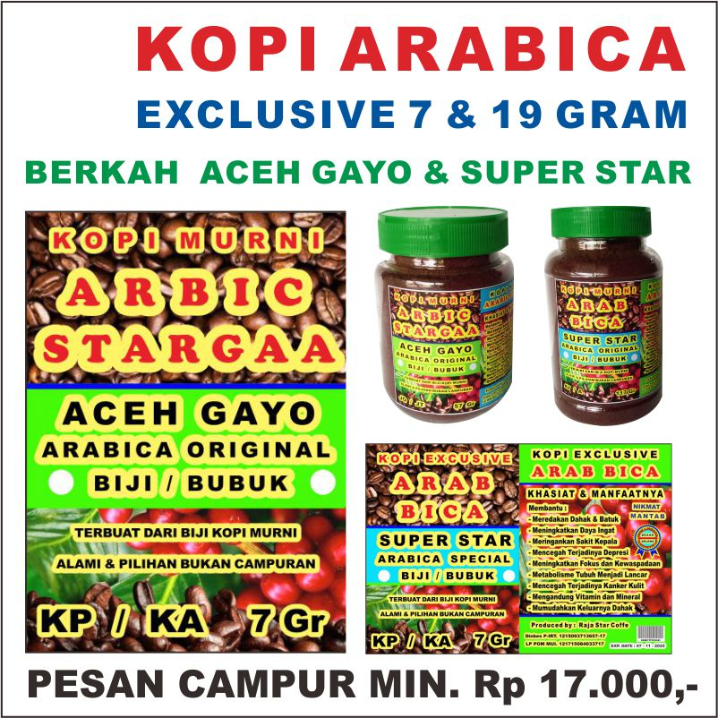 

KOPI ARBIC STARGAA ACEH GAYO BERKAH KOPI MURNI ARAB BICA ORIGINAL TERBUAT DARI BIJI KOPI MURNI ALAMI & PILIHAN BUKAN CAMPUIRAN KOPI ARABICA STAR TOP ARBIC STARGAA ACEH GAYO KOPI KAPAL API TORABICA ABC ENERGEN LUWAK WHITE ANNUR KARANGAYU TOKO 997 ARABIKA