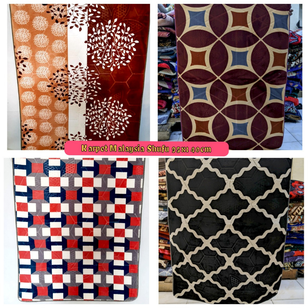Premium (COD) KARPET LANTAI MALAYSIA MINI KARPET MALAYSIA KECIL 95x140 bawah meja alas sholat