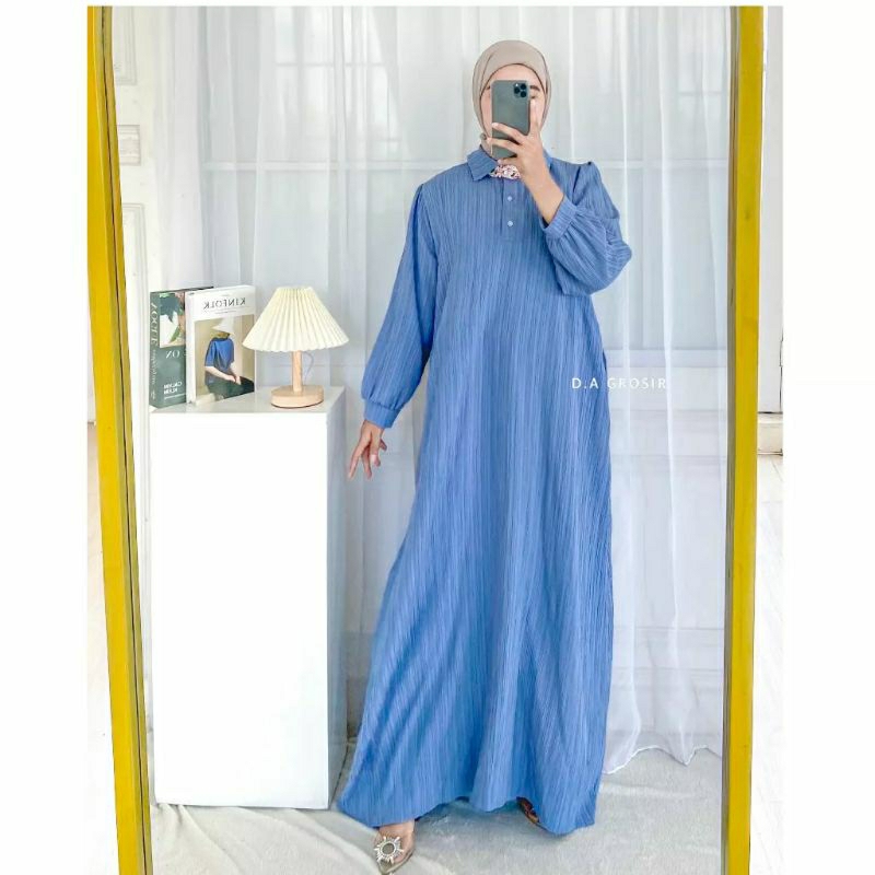 hera dress gamis bahan lady crush