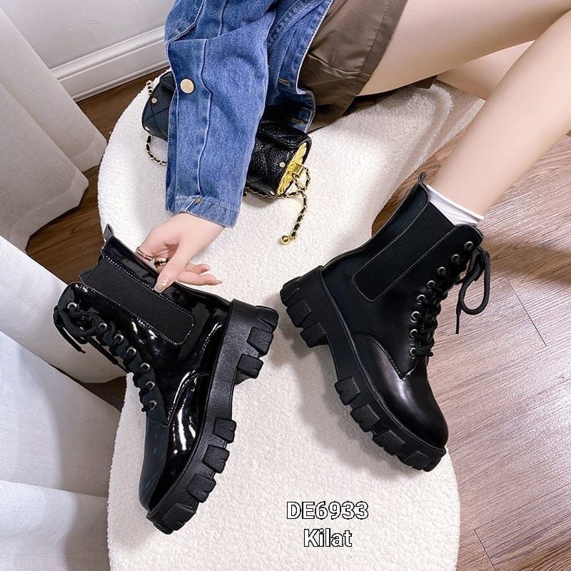 Combat Boots Ladies Korea DE6933