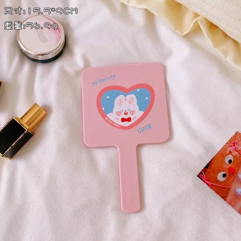 CERMIN GAGANG KAWAII LUCU TRAVELING MIRROR RT132