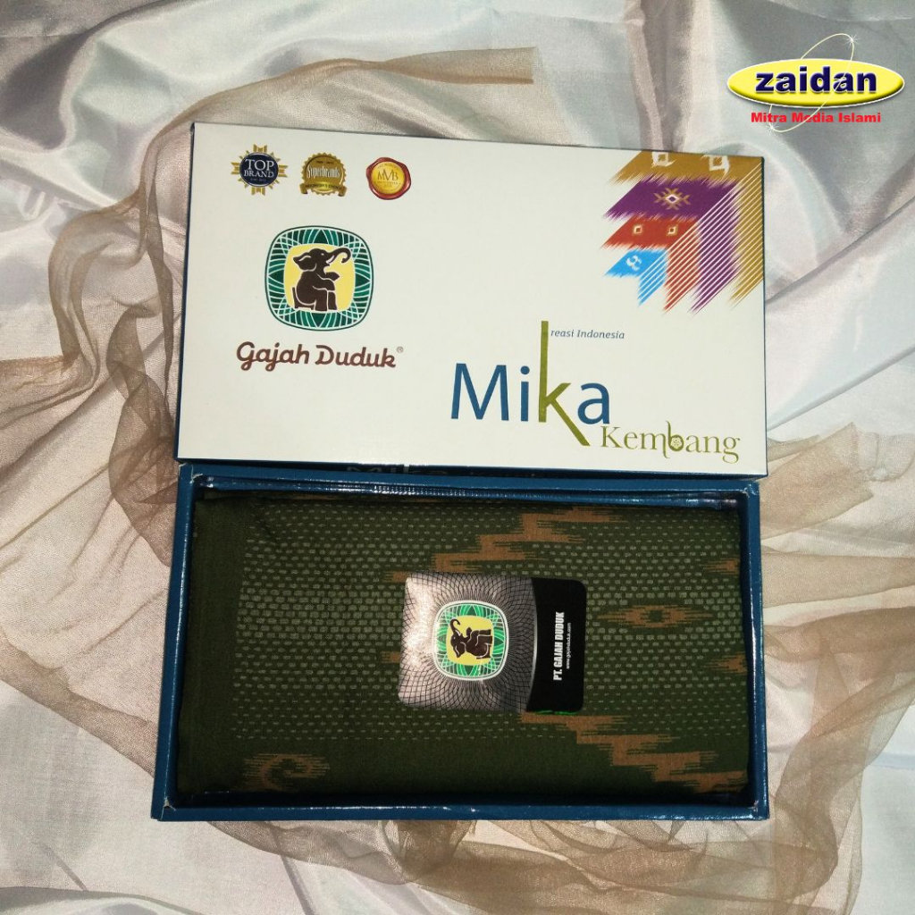 Grosir Sarung Gajah Duduk Premium MIKA Kembang Dewasa Original