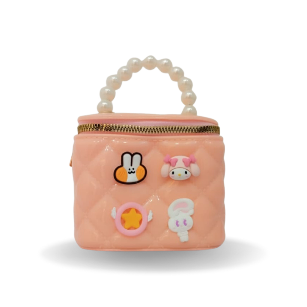 Tas Selempang Mini Wanita Boneka Gambar Tabung I Tas Gambar