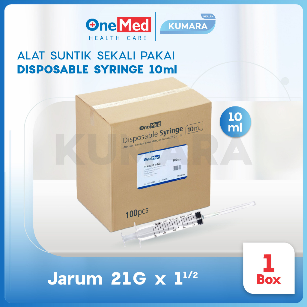 ONEMED - Syringe 10cc /  Spuit 10ml BOX