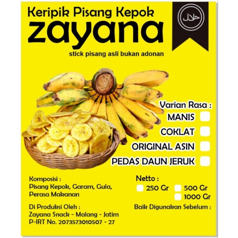 

KRIPIK PISANG KEPOK 500 GRAM