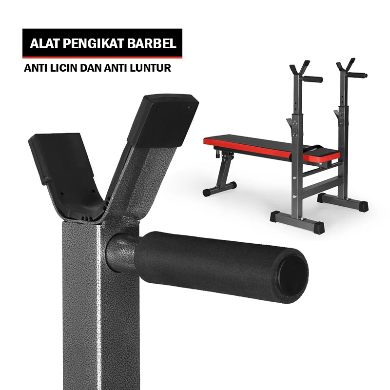 Bench press kecil Multi fungsi Berat Bangku alat olahraga rumahan fitness gym sit up board rak barbel rak