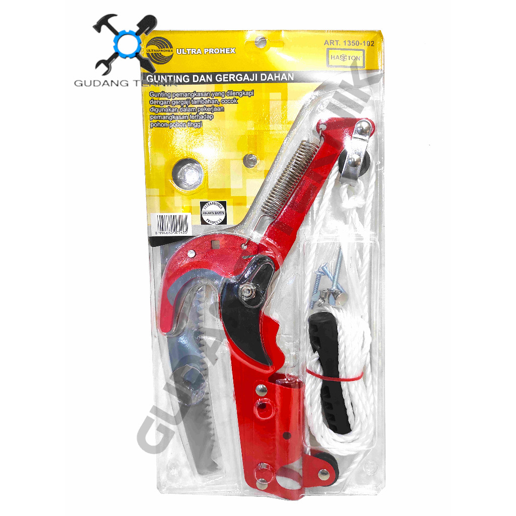 Gergaji Gunting Dahan Ranting Pohon HASSTON PROHEX 1350-102 / Gergaji Tarik Tree Pruning Pruner 1350 102 HASSTON