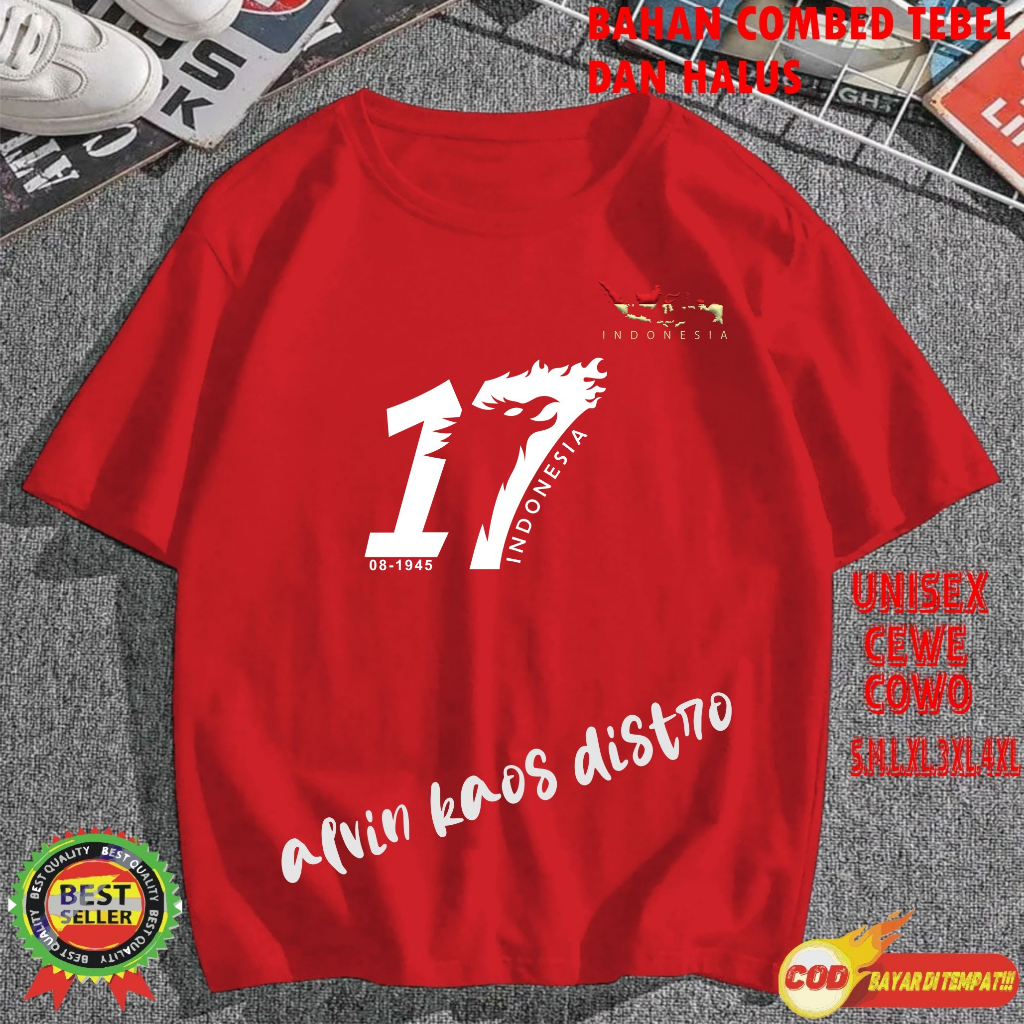 Beli 10 Free 1 pc Random Kaos 17 Agustus 1945 78 kaos agustusan 2023 17 AGUSTUS 1945 KEMERDEKAAN INDONESIA Kaos Murah Soekarno