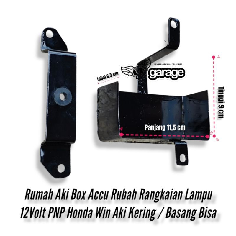 RUMAH AKI WIN 12VOLT BOX ACCU WIN RUBAH RANGKAIAN LAMPU 12VOLT WIN100 PNP AKI BEAT METIK AKI KERING