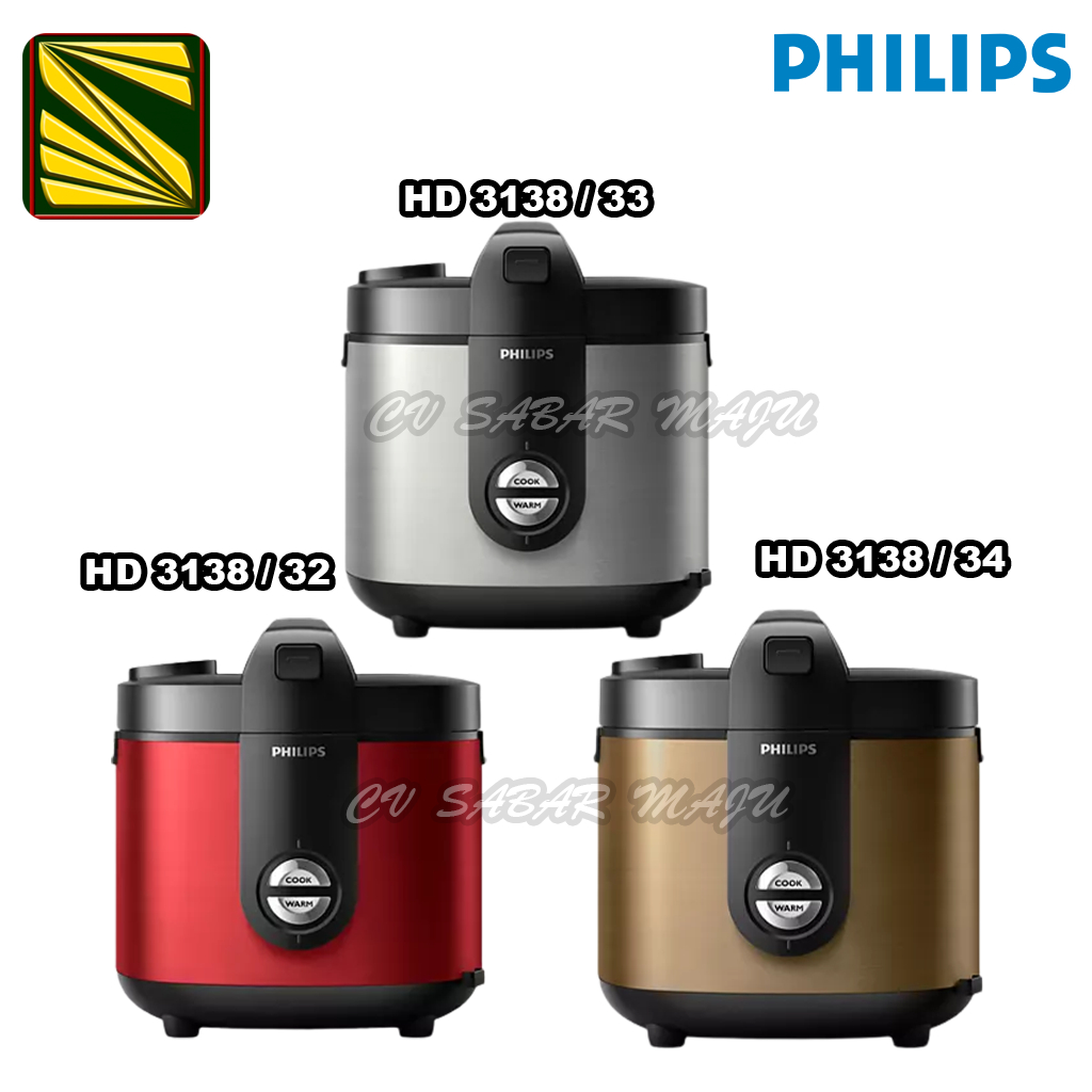 Philips Rice Cooker HD3138 Premium Plus Rice Cooker, HD 3138