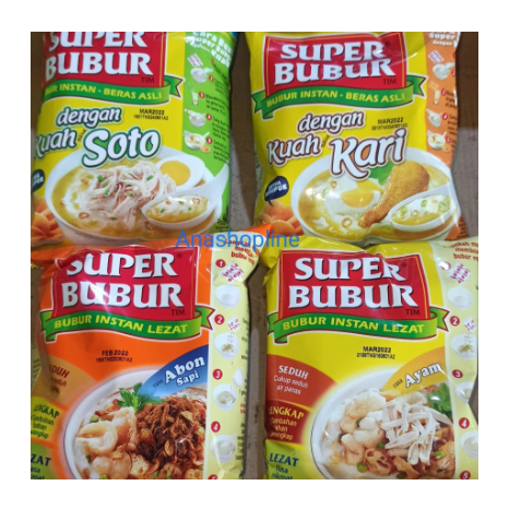 

Super Bubur per 4 bungkus