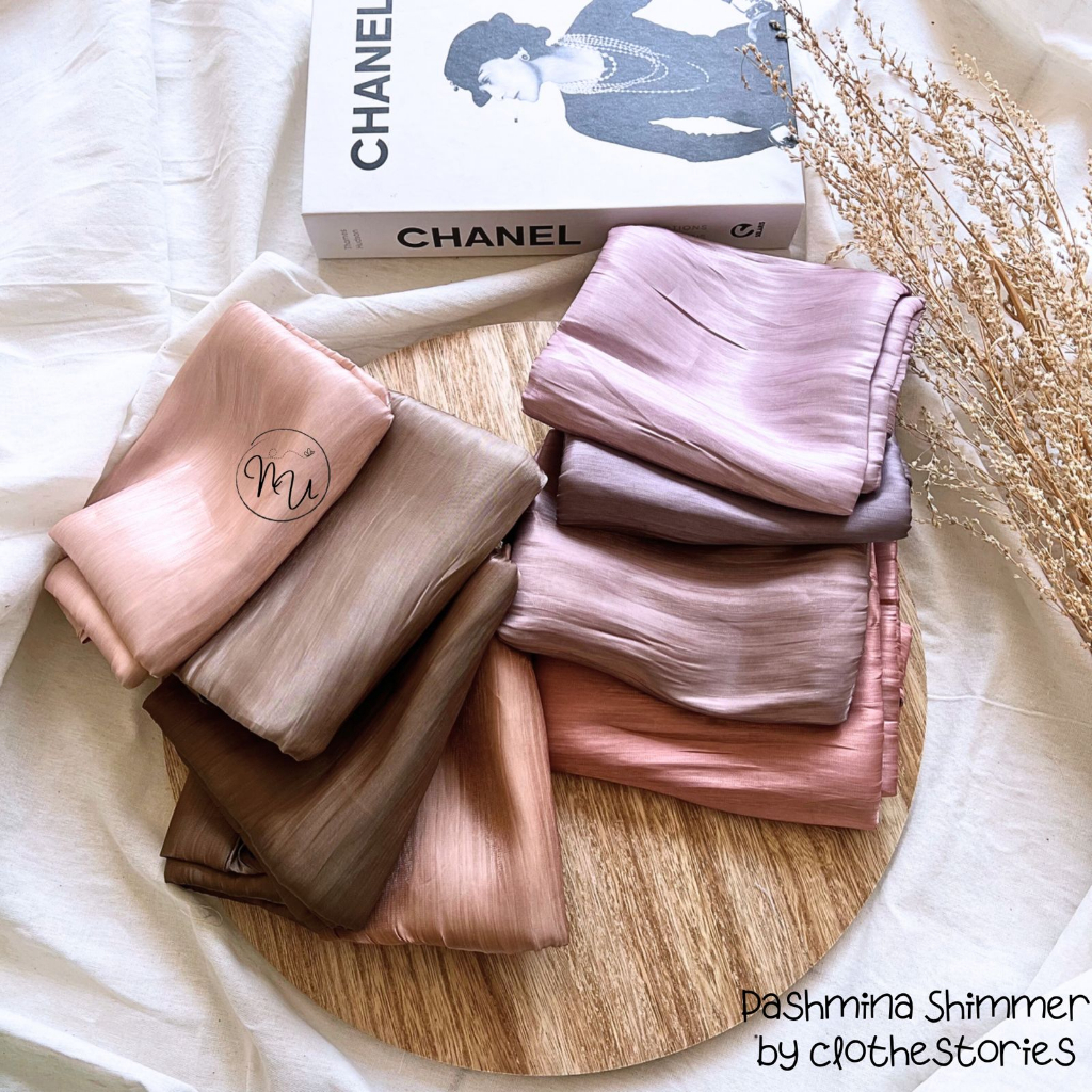 PASHMINA SHIMMER SILK TERBARU/PASHMINA SILK LUXURY/PASHMINA SHIMMER