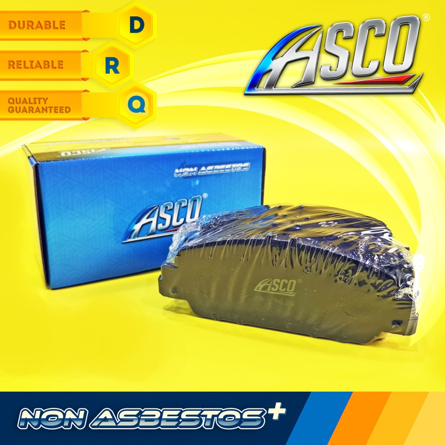 Brake Pad Depan Set Agya, Ayla, Mirage Manual ASCO Part No : AS-13830