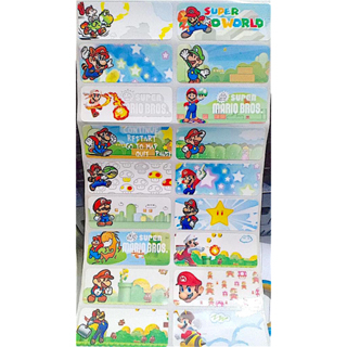 

Stiker label nama waterproof Mario Bros LUIGI