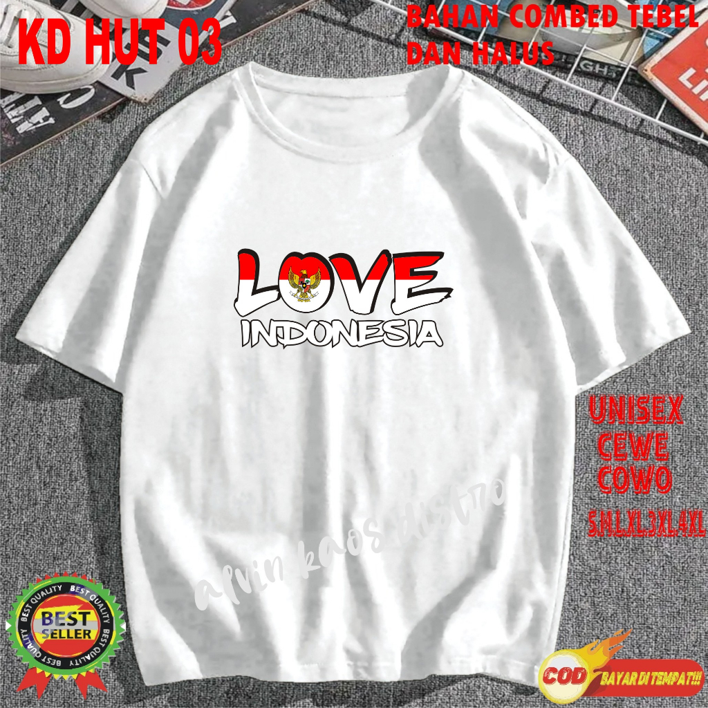 Kaos HUT RI 78 Indonesia Merdeka 1945 kaos indonesia pakaian pria pakaian wanita hut ke 78 17 agustus kaos agustusan 2023 17 AGUSTUS 1945 KEMERDEKAAN INDONESIA