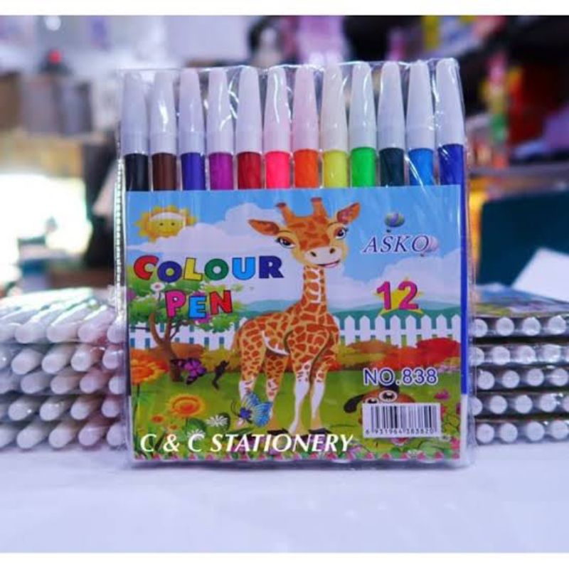 

Spidol Warna Murah/1Pack Isi 12pcs/Alat Lukis mewarnai