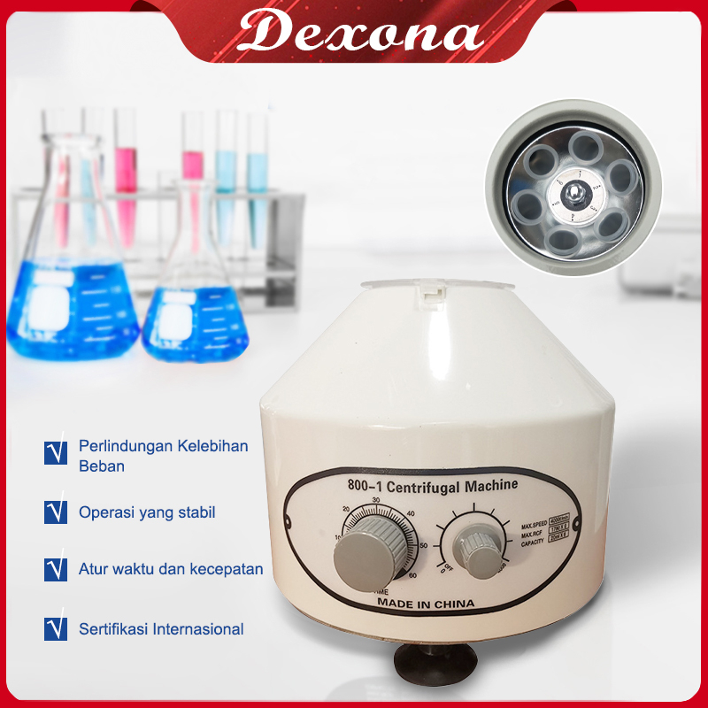 Alat Centrifuge PRP 8/6 HOLES DIGITAL 4000 RPM CENTRIFUGE Original [BISA COD] Kecantikan/Kedokteran/Rumah Tangga/Lab