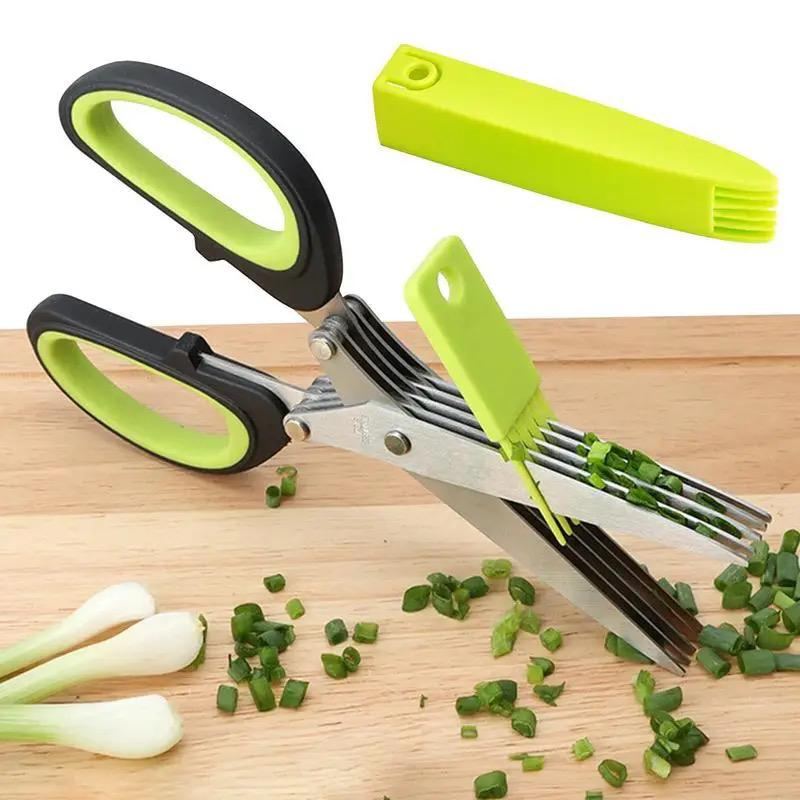 herb kitchen scissor gunting dapur sakti multi layer serbaguna free brush