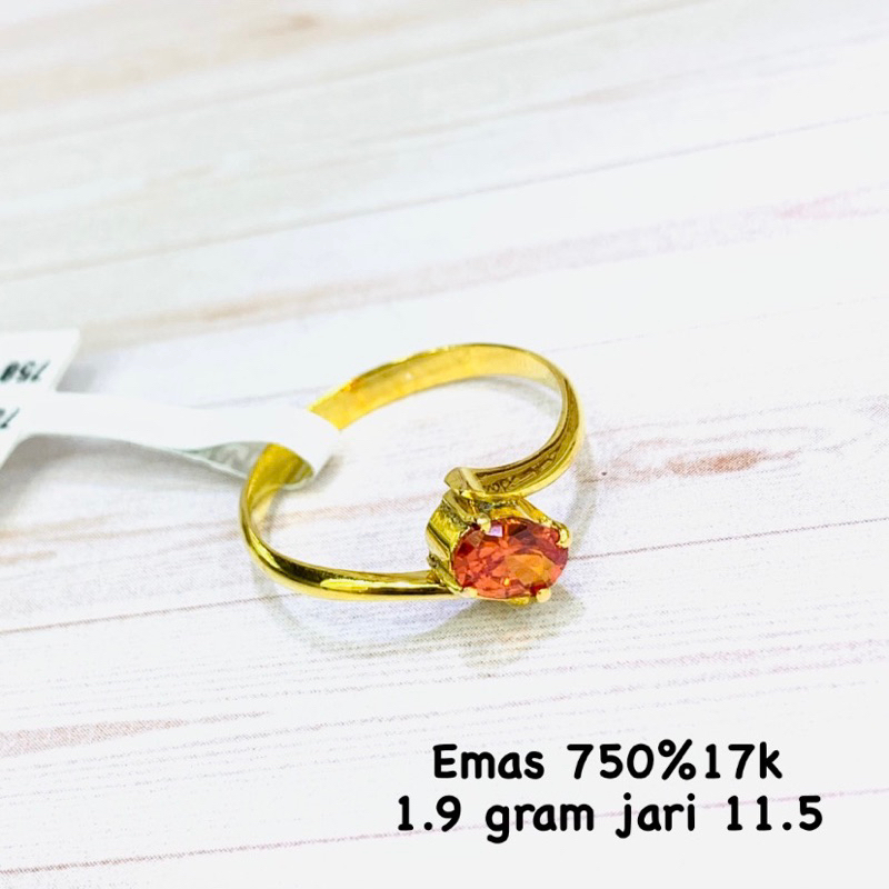 cincin model italy kekinian emas 750%17k