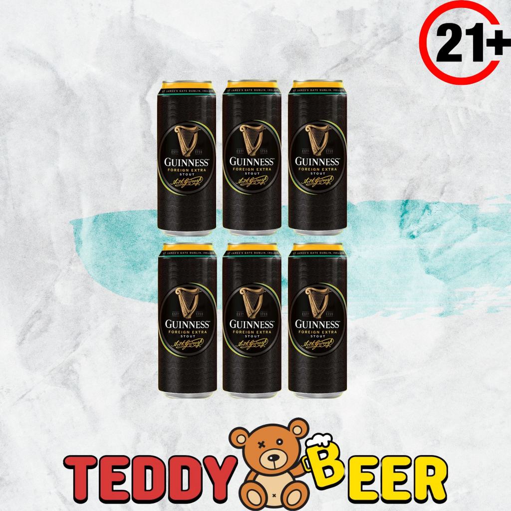 Guinness Stout Paket 6 Kaleg [500ml]