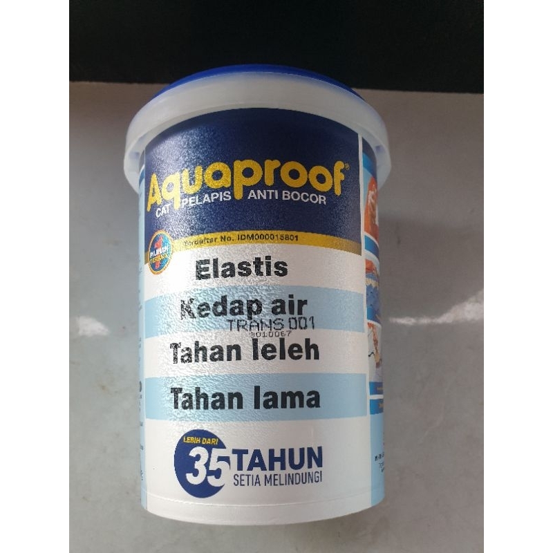 Aquaproof anti bocor waterproofing berat 1 kg warna bening