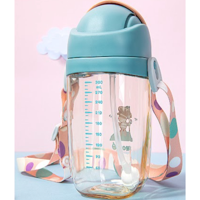 Botol Minum Sedotan Anak Bayi Neomo Training Straw Cup PPSU 380mL