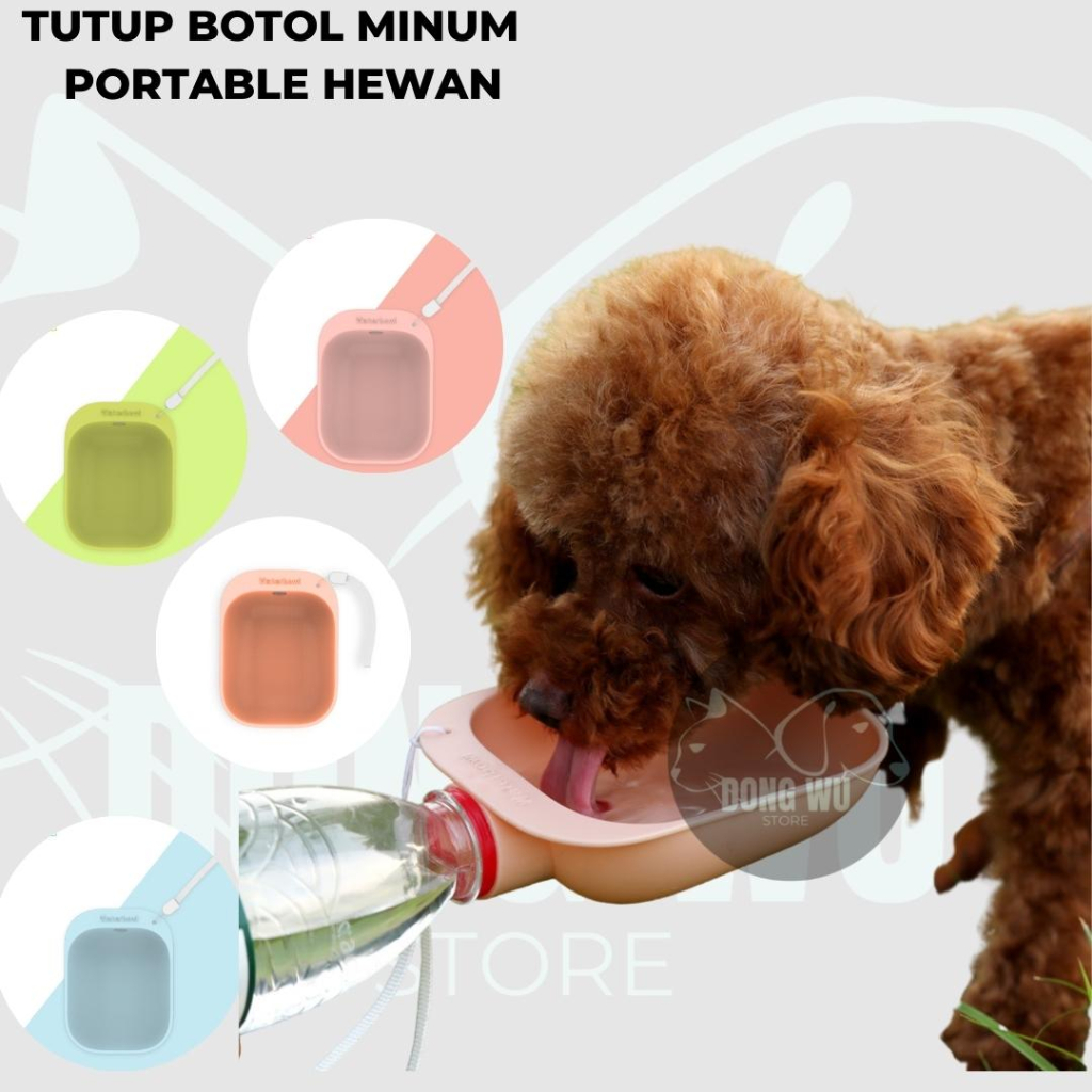 DONGWU CUP MINUM TRAVELLING HEWAN PELIHARAAN UNTUK ANJING KUCING LC190806