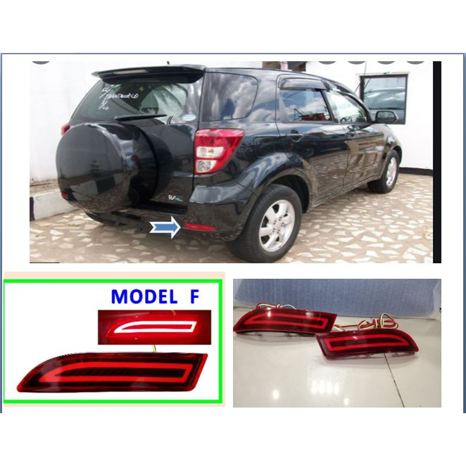 GFRBAV - LAMPU REFLEKTOR BELAKANG / BUMPER BELAKANG  RUSH LAMA  TYPE G MODEL F - LAMPU BUMPER TERIOS