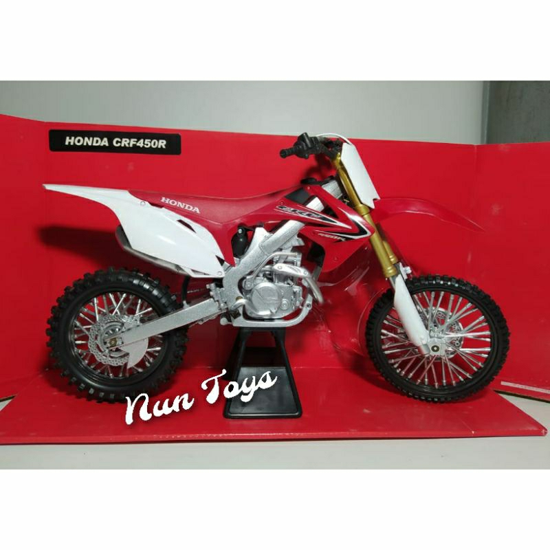 Miniatur Diecast Motor Honda CRF450R 1:6