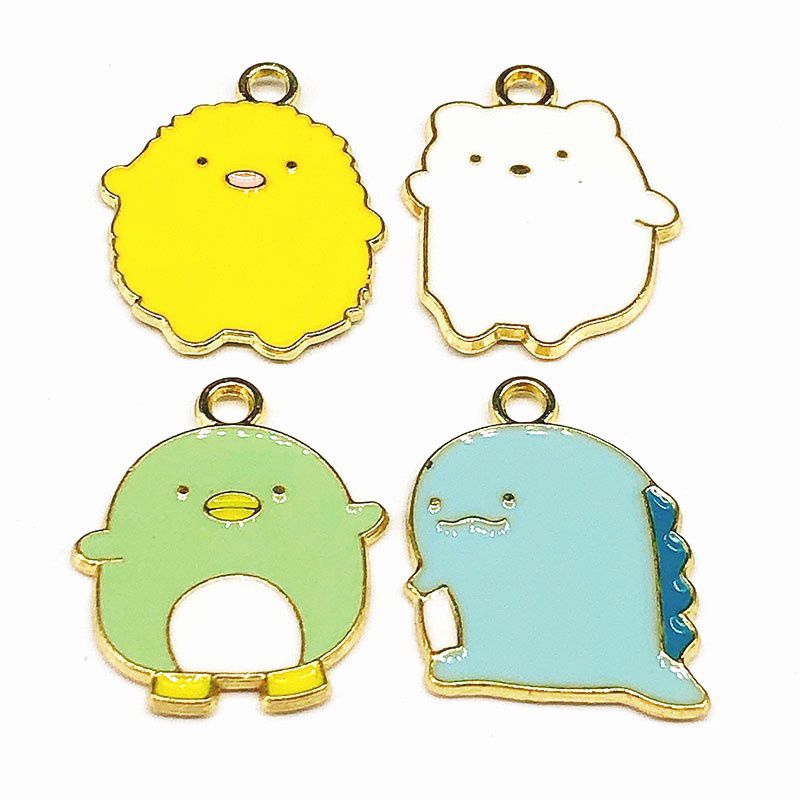 Charm Enamel Epoxy Bebek Ayam (1pcs) - ukuran ada di gambar