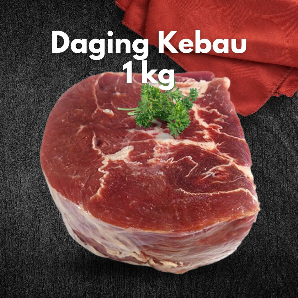 

Daging Kerbau 1 kilo Berat Bersih