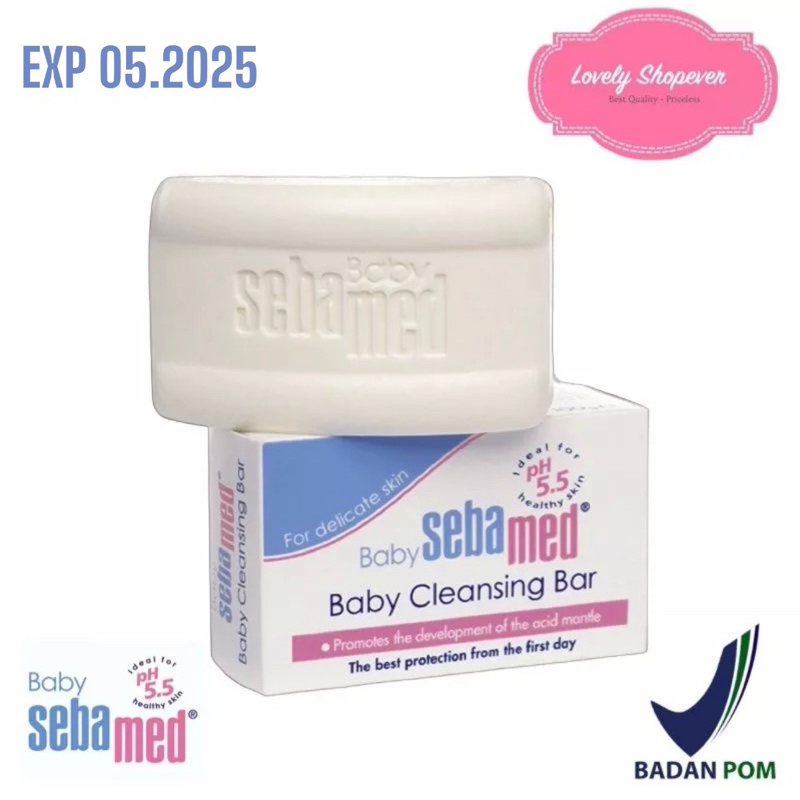 Sebamed Baby Cleansing Bar Sabun Bayi Batang Ori Original 100gr