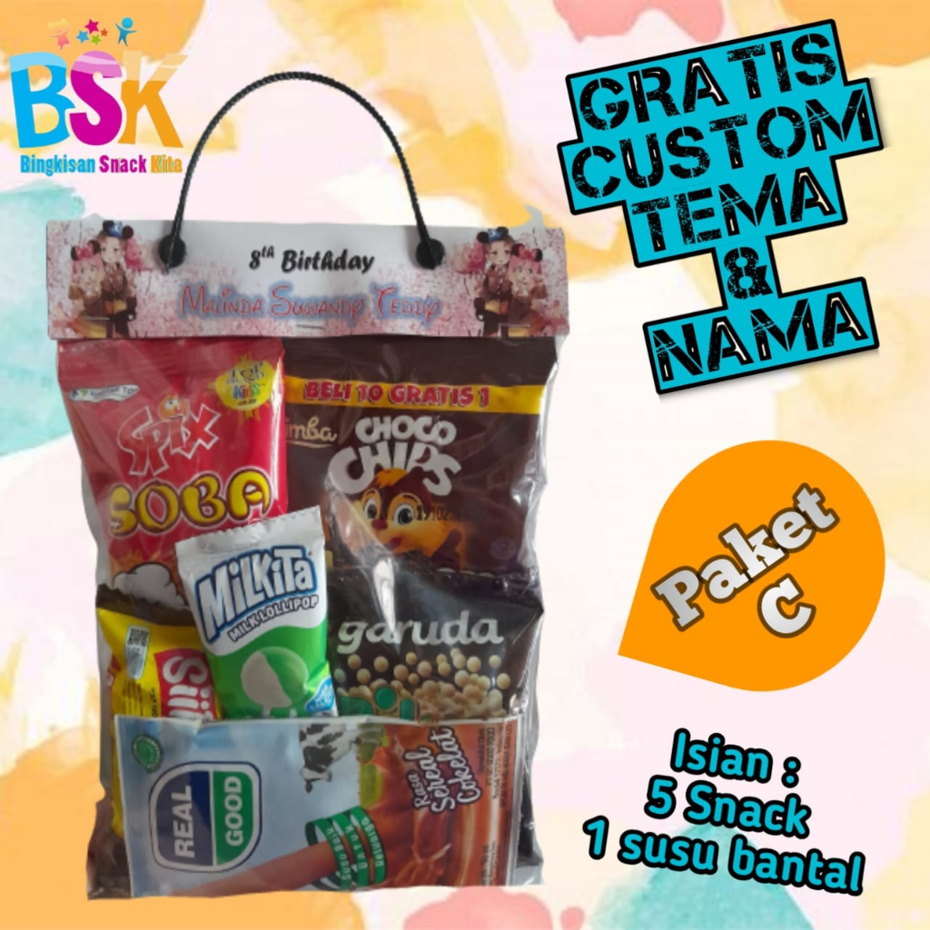 

Paket Ulang Tahun Anak Hampers Ultah Goodybag Ultah/ Bingkisan Ulang Tahun Anak/ Snack Ulang Tahun Anak/ Souvenir Ulang Tahun Anak/ Snack Ultah Custom/ Snack Ultah Label Custom/ Jajan Ultah/ Hampers Ultah Custom/ Bingkisan Ultah Custom/ Snack Ultah Murah