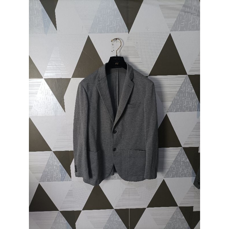 uniqlo blazer grey