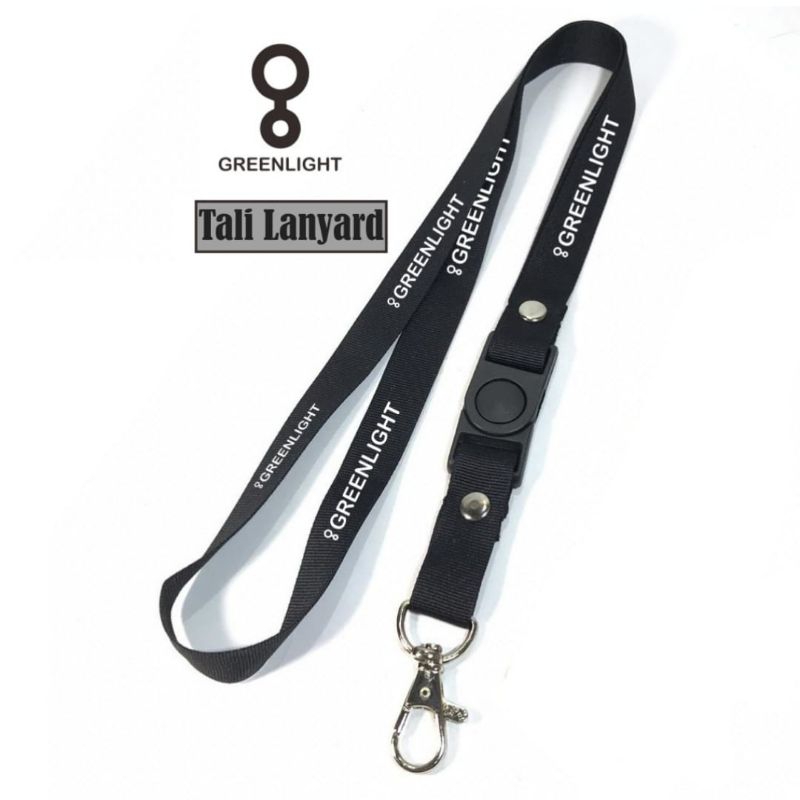 

lanyard GREEN LIGHT lanyard DISTRO gantungan kunci name tag id card kartu nama / tali lanyard gantungan leher fullprint