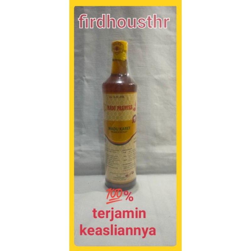 

MADU PRAMUKA KARET 650ml/madu murni