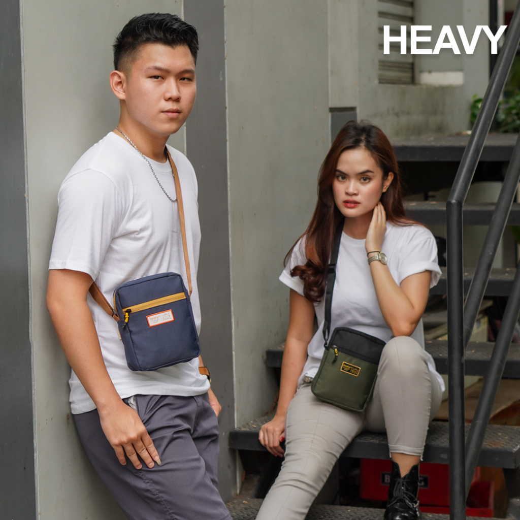 [HEAVY.BAG] SLINGBAG ORIGINAL HEAVY. TAS SELEMPANG . SLINGBAG HEAVY . TAS PRIA HEAVY . SLINGBAG MINI