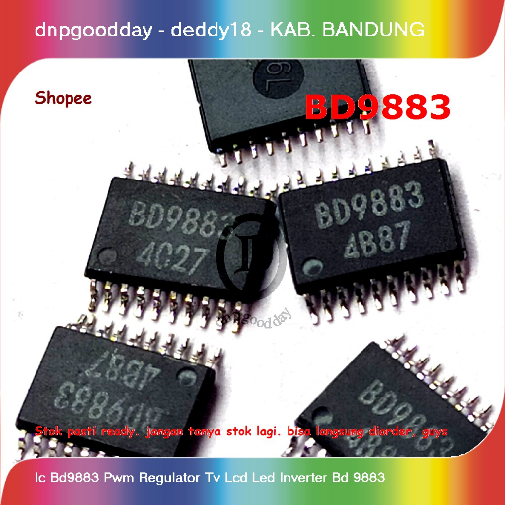 Ic Bd9883 Pwm Regulator Tv Lcd Led Inverter Bd 9883