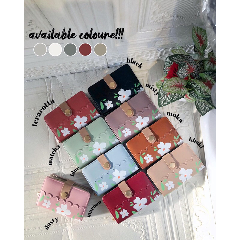 DOMPET LUCU / DOMPET LIPAT / DOMPET KECIL / DOMPET MURAH /DAISY WALLET BY AQILLA BAGS