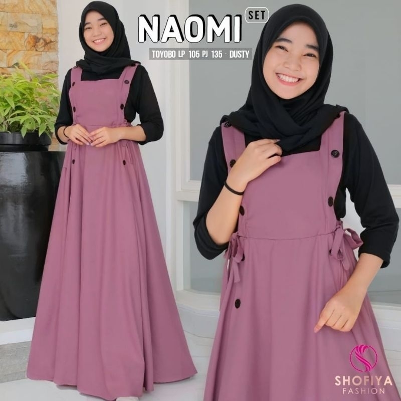 SETELAN  REMAJA OVERALL TOYOBO DAN INNER SPANDEK NAOMI ORI SHOFIYA