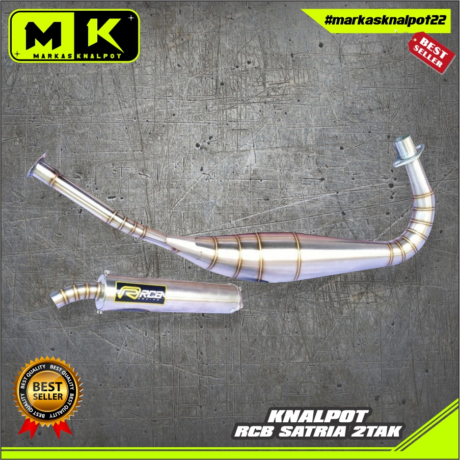 knalpot RCB satria 2tak / satria hiu / satria 120r / satria 120s